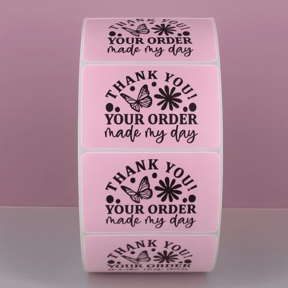 Thank you your order made my day | Cute Small Business Packaging Labels